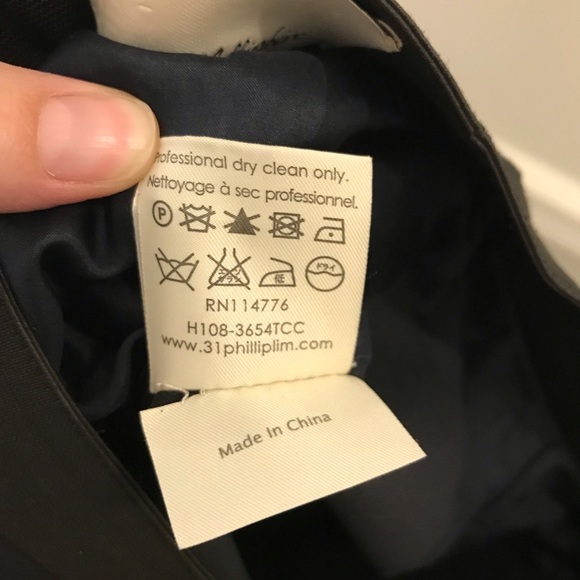 3.1 Phillip Lim Ruffle Mini Skirt 2 navy blue black - Picture 12 of 14